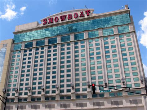 Showboat hotel - 801 Boardwalk. Atlantic City, NJ 08401. Contact: (609) 487-4600. Visit Website. <p>The Showboat Hotel is back and better than ever! This much-loved landmark welcomes a new generation of families (and their furry friends) with 872 spacious guest rooms and suites. Top notch food and drink is offered at the Surf Bar, Atlantic City Eatery and Canal ... 
